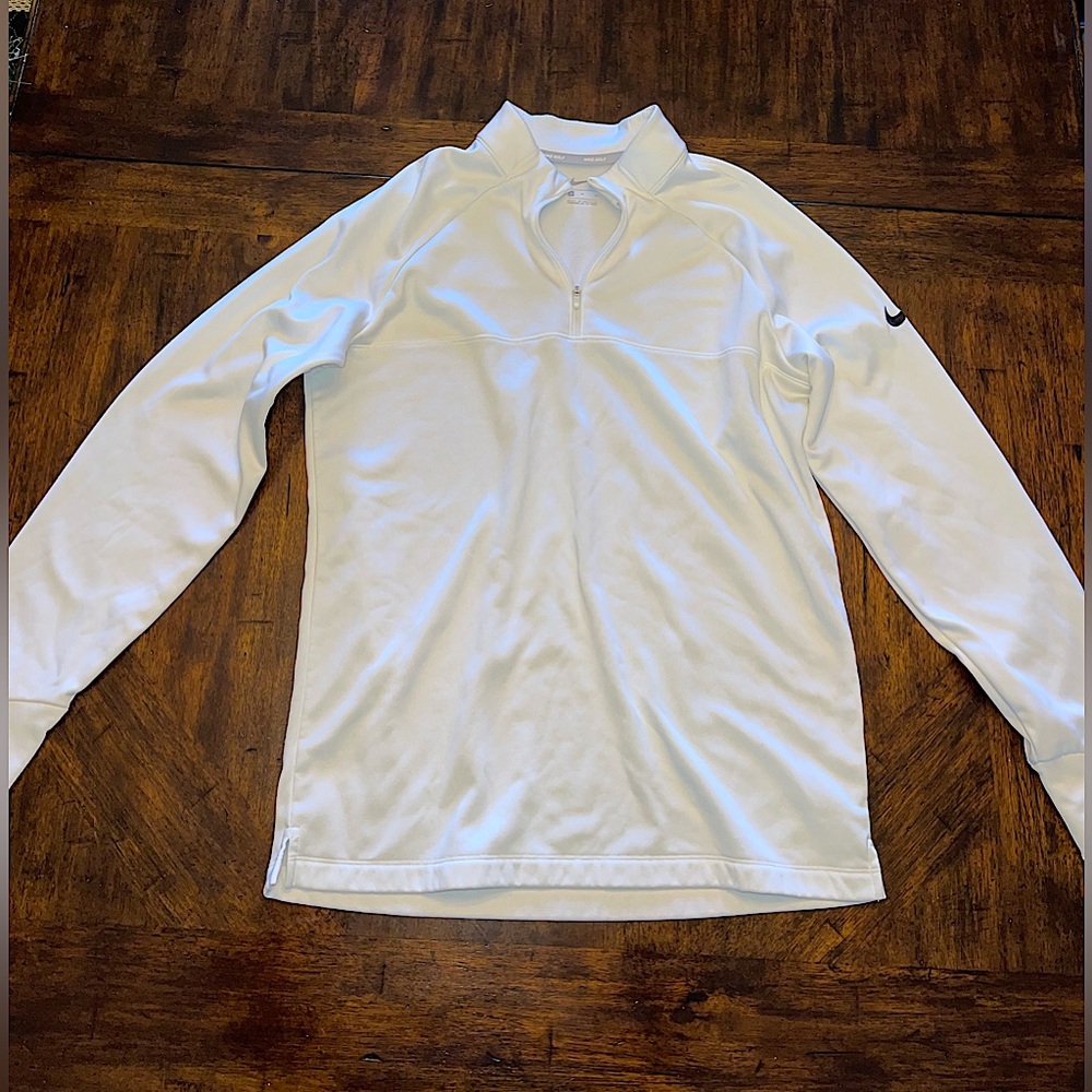 Nike Golf Quarter Zip White Men's Size: M